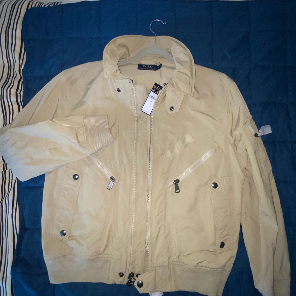 Polo Ralph Lauren gorgeous beige jacket size XL